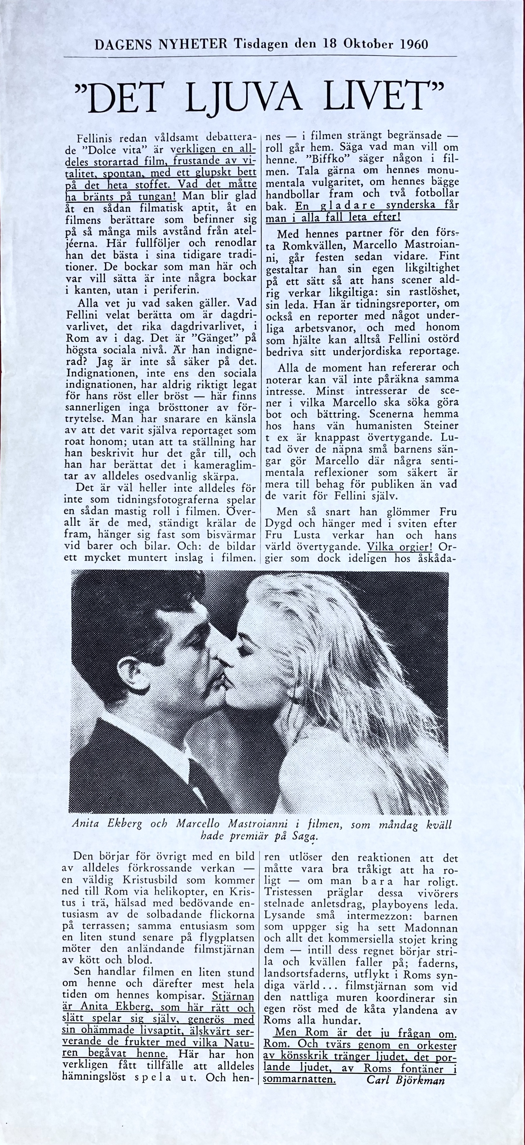 LA DOLCE VITA (1960)