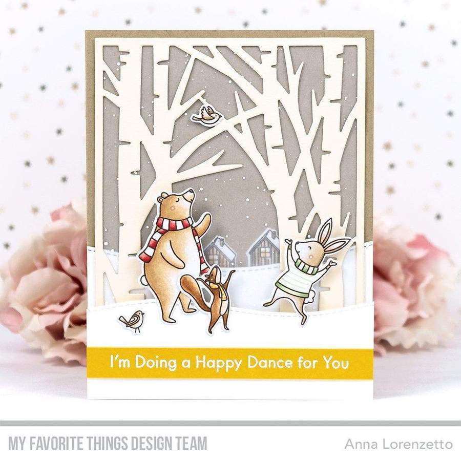 MY FAVORITE THINGS-Birch Tree Forest Cover-Up Die-namics - 7