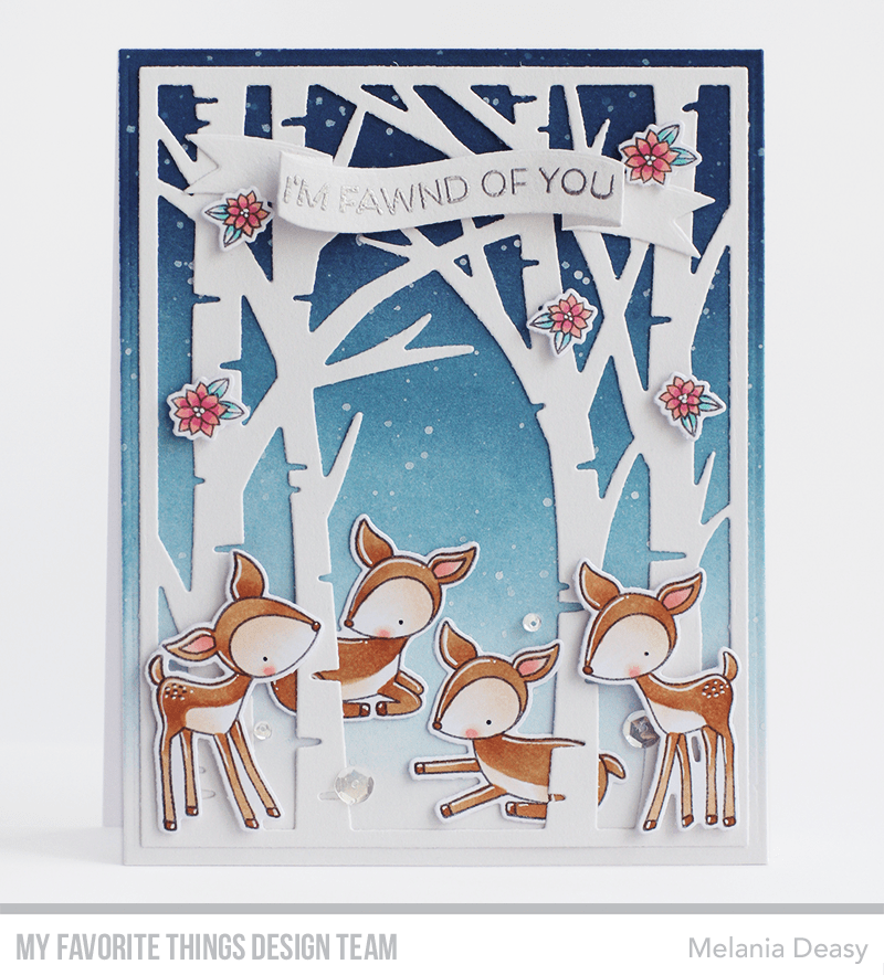 MY FAVORITE THINGS-Birch Tree Forest Cover-Up Die-namics - 10
