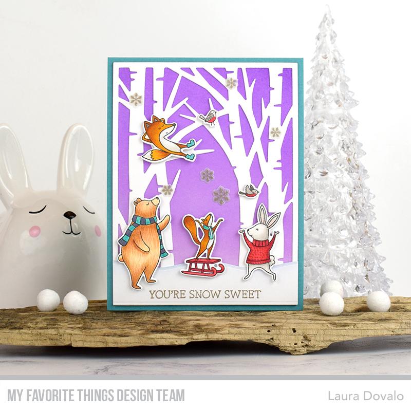 MY FAVORITE THINGS-Birch Tree Forest Cover-Up Die-namics - 9