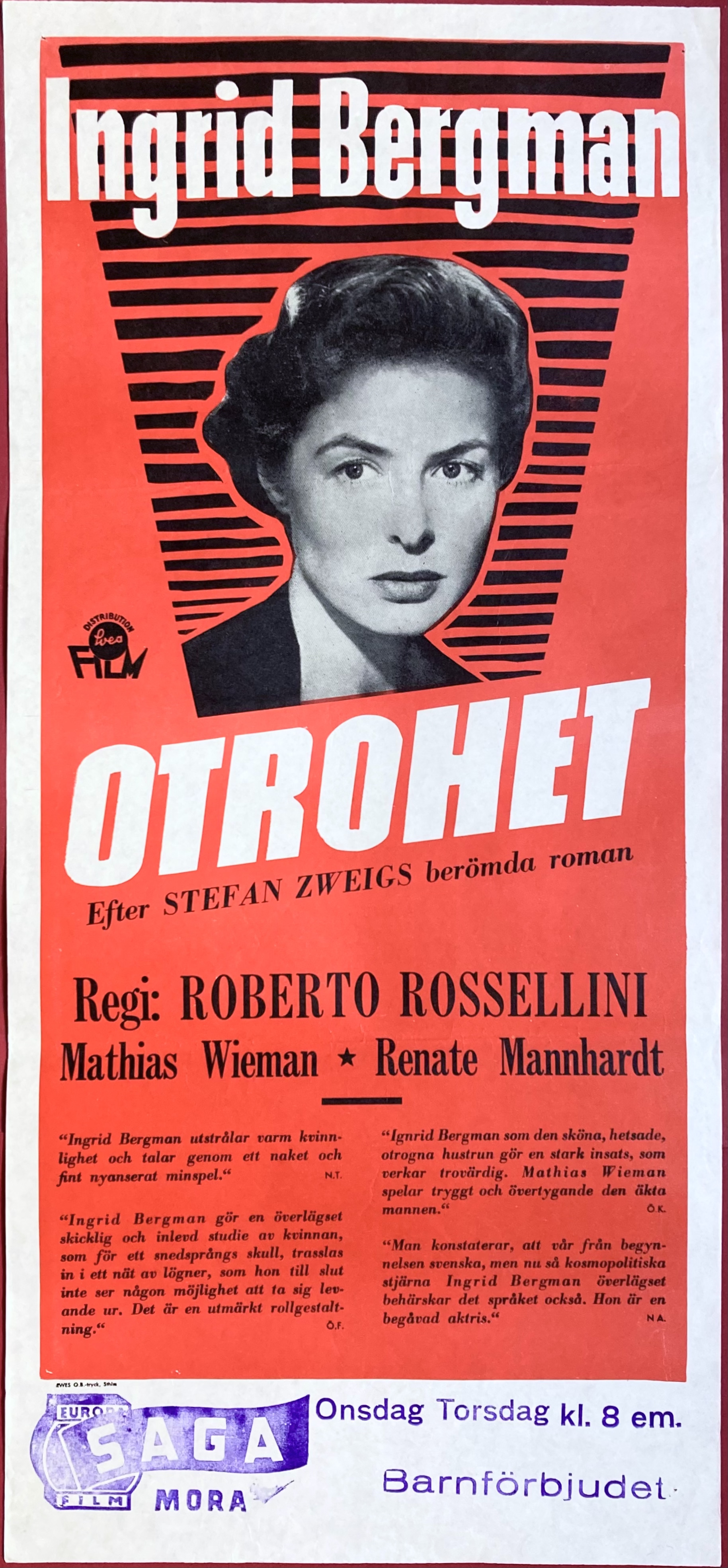 FEAR (1954)