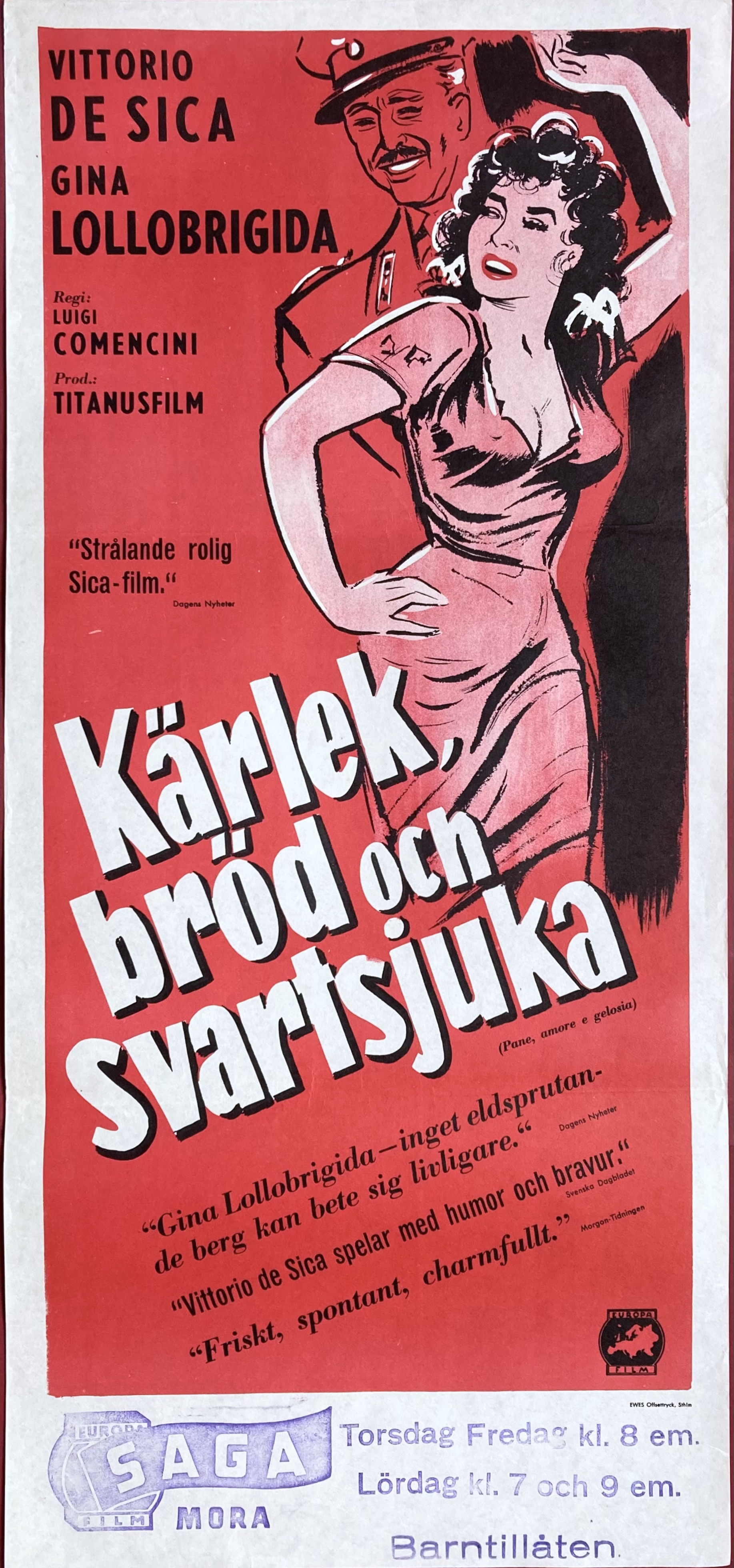 KÄRLEK BRÖD OCH SVARTSJUKA (1954)