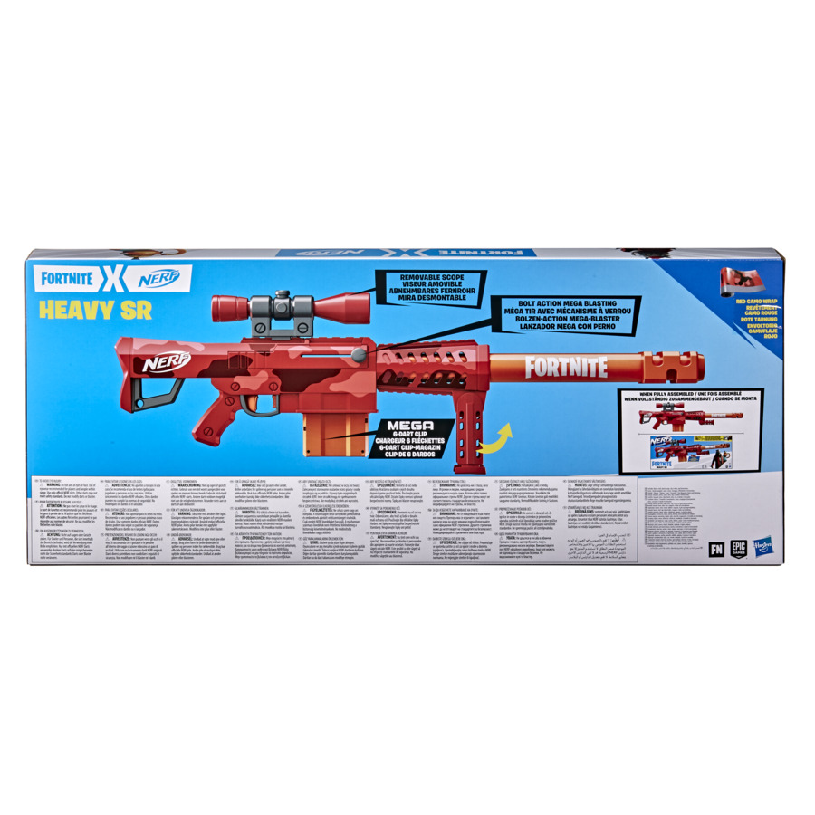 NEW Nerf Fortnite Heavy SR Blaster Sniper Rifle Nerf Guns Boys Toy