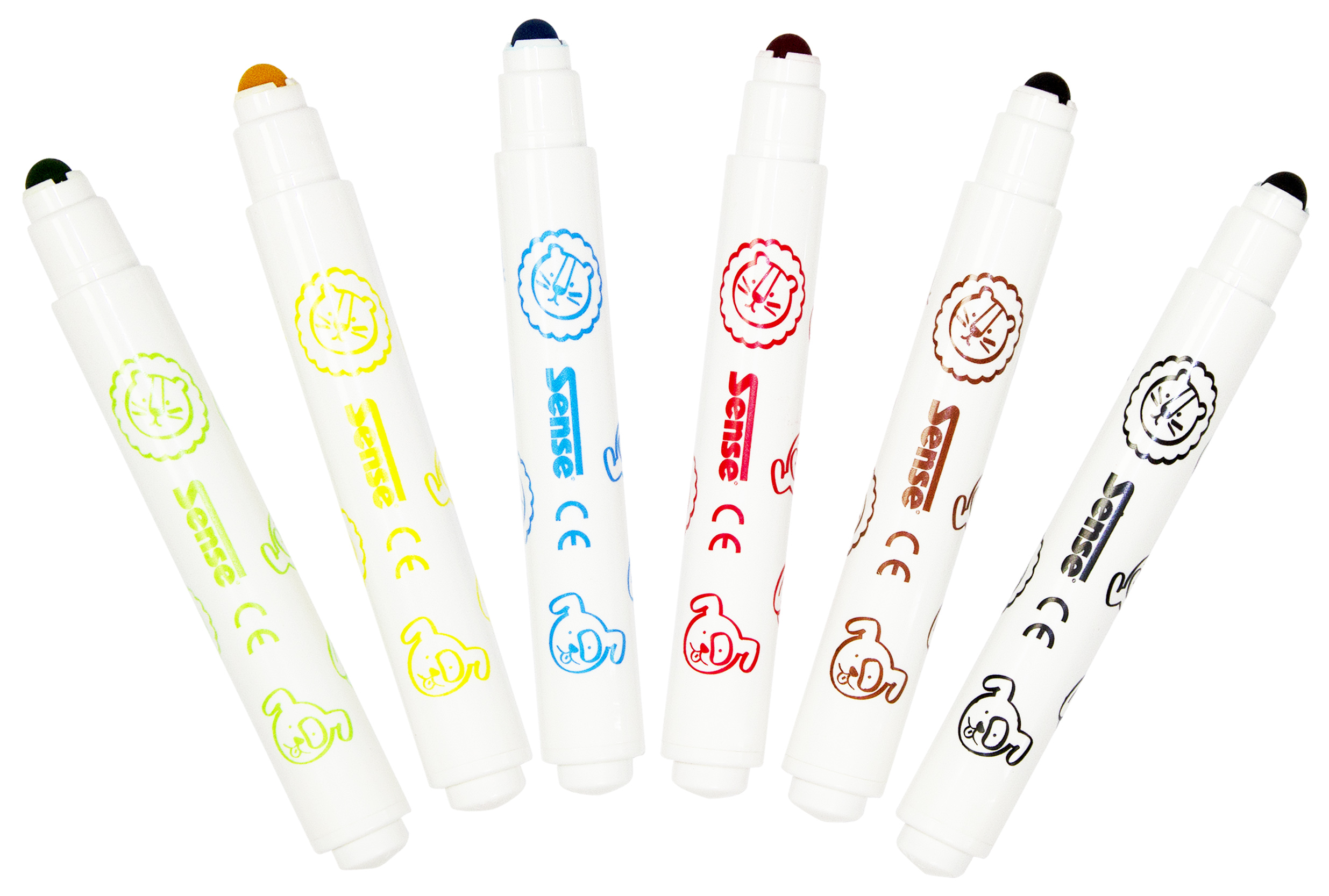 Fiberpennor småtting 6-pack - 2