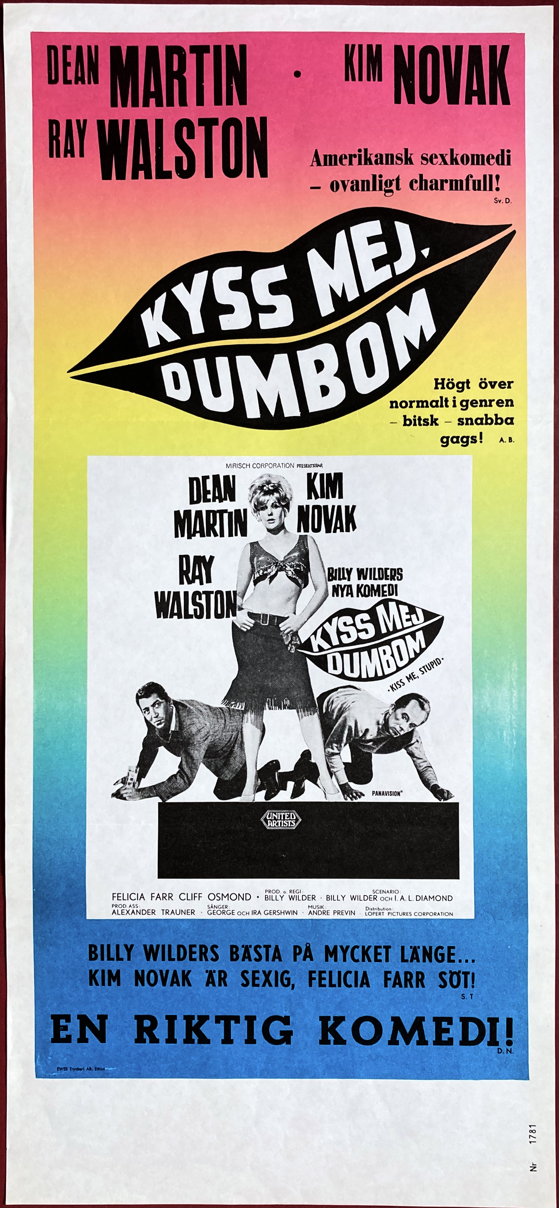 KYSS MEJ, DUMBOM (1964)