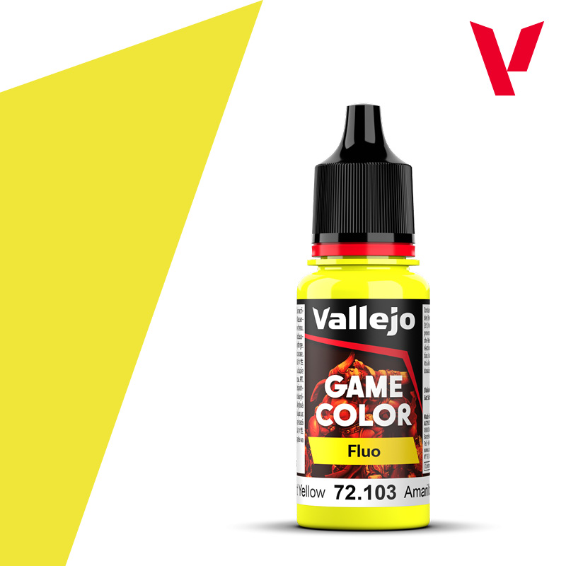 Game Color - Fluorescent Yellow  - 17 ml 