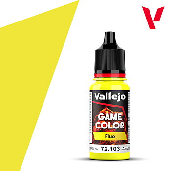 Game Color - Fluorescent Yellow  - 17 ml 