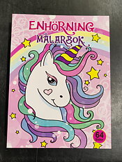 Målarbok Enhörningar (64 sidor)