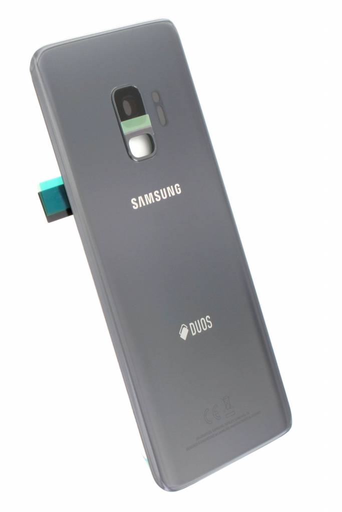 Samsung Galaxy S9 Baksida Med Tejp - Silver
