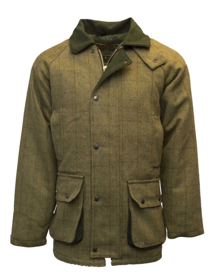 Engelsk Tweed - Derby Tweed Shooting Jacket - LIGHT SAGE - 4