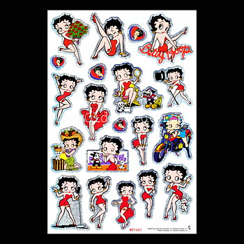 Betty Boop Vintage Sticker Album - 02