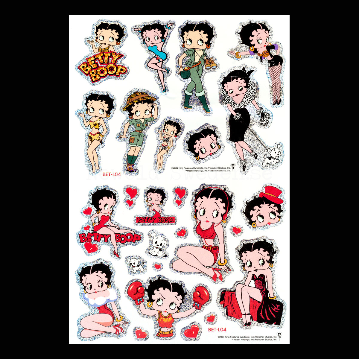 Betty Boop Vintage Sticker Album - 04