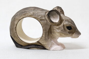 Napkin ring Mouse 10x5 cm
