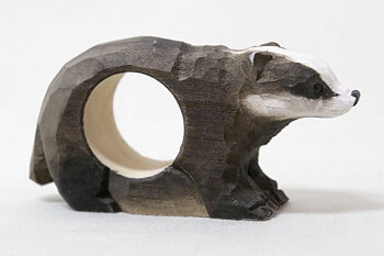 Napkin ring Badger 10x5 cm