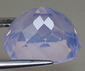 Piedra preciosa de cuarzo lavanda natural sin tratar muy rara de 8,42 ct - 2