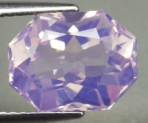 Piedra preciosa de cuarzo lavanda natural sin tratar muy rara de 3,93 ct - 3