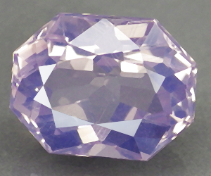 Piedra preciosa de cuarzo lavanda natural sin tratar muy rara de 3,93 ct