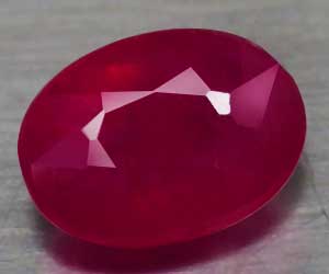 1,33 ct piedra preciosa de rubí natural genuino ovalada muy hermosa - 3
