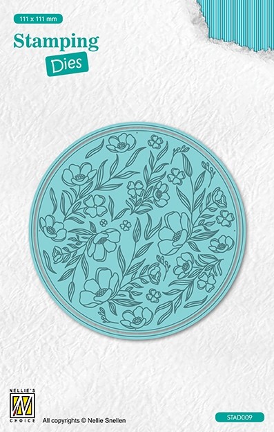 Stamping dies round "flowers"