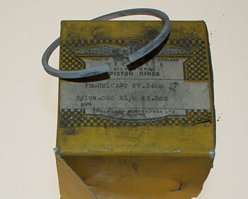 Pistonring  78,23x3,17 mm (3plus .80" x 1/8) NOS Hepolite