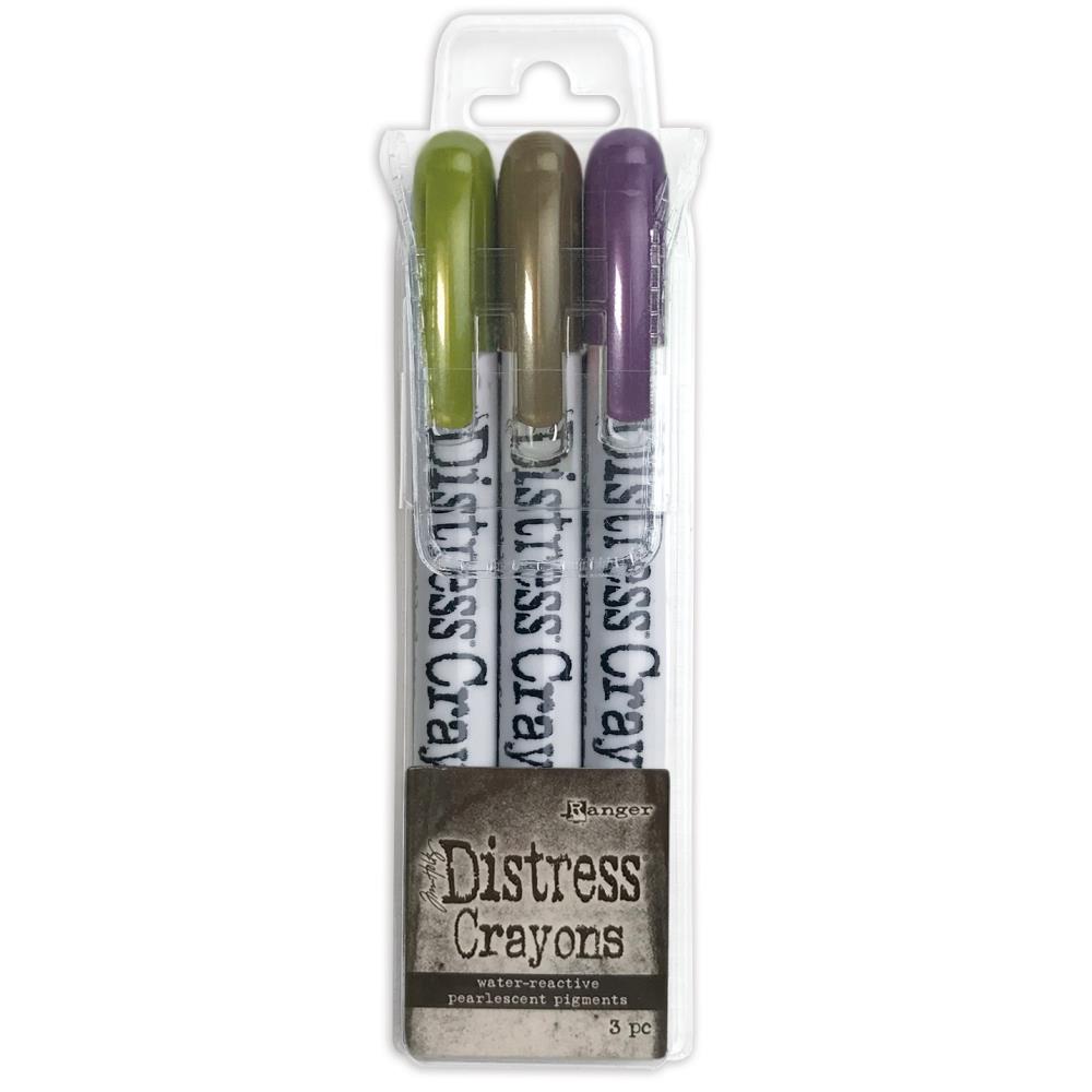 Tim Holtz Distress Crayon Pearl Set -Halloween Set #2