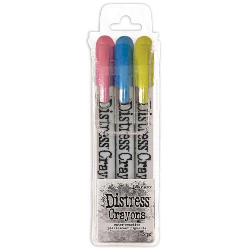 Tim Holtz Distress Crayon Pearl Set -Holiday Set# 2