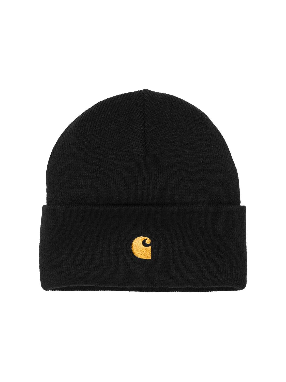 Carhartt WIP - Chase Beanie Black/Gold