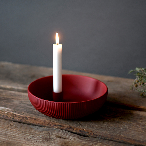 Candlestick - Candle tray - Lidatorp Small Red - 2