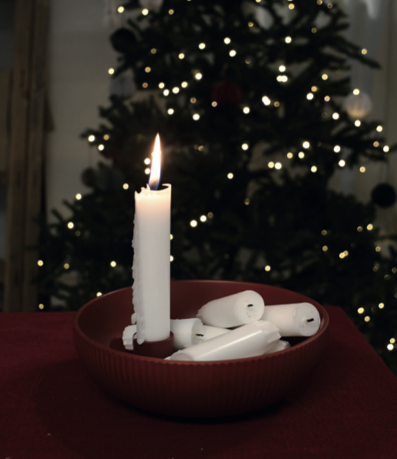 Candlestick - Candle tray - Lidatorp Small Red - 3