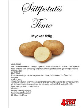 Sättpotatis Timo 3 Kilo