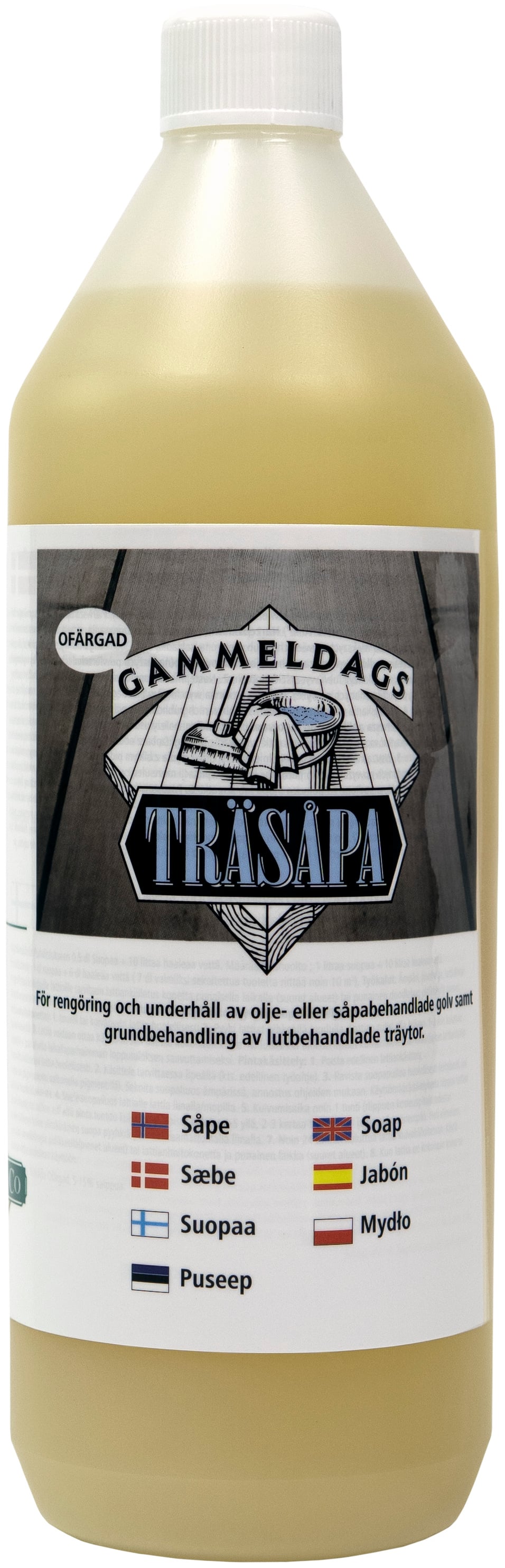 Träsåpa Ofärgad  1L