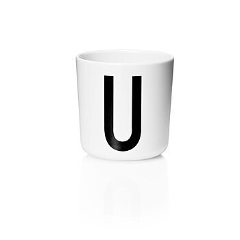 Kids Personal Bokstavsmugg Eco, U - Design Letters