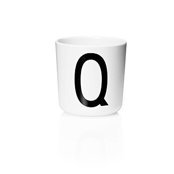 Kids Personal Bokstavsmugg Eco, Q - Design Letters