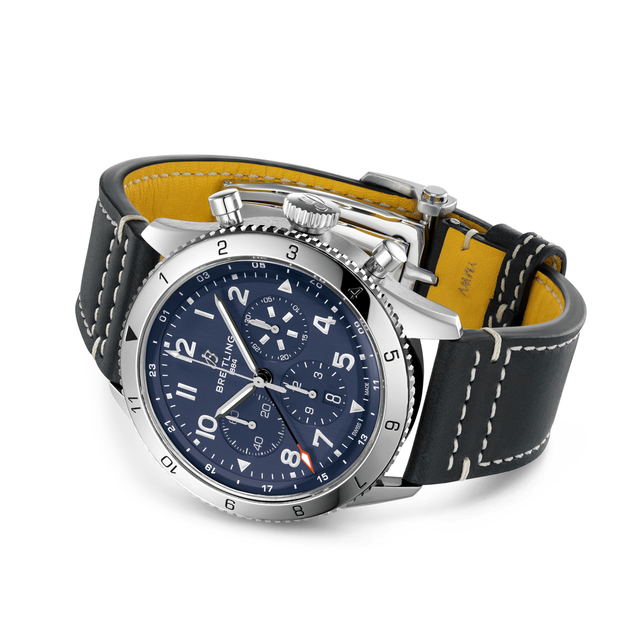 Breitling AB04451A1C1X1 Breitling Super AVI B04 Chronograph GMT 46 Tributet to Vought F4U Corsair sidobild