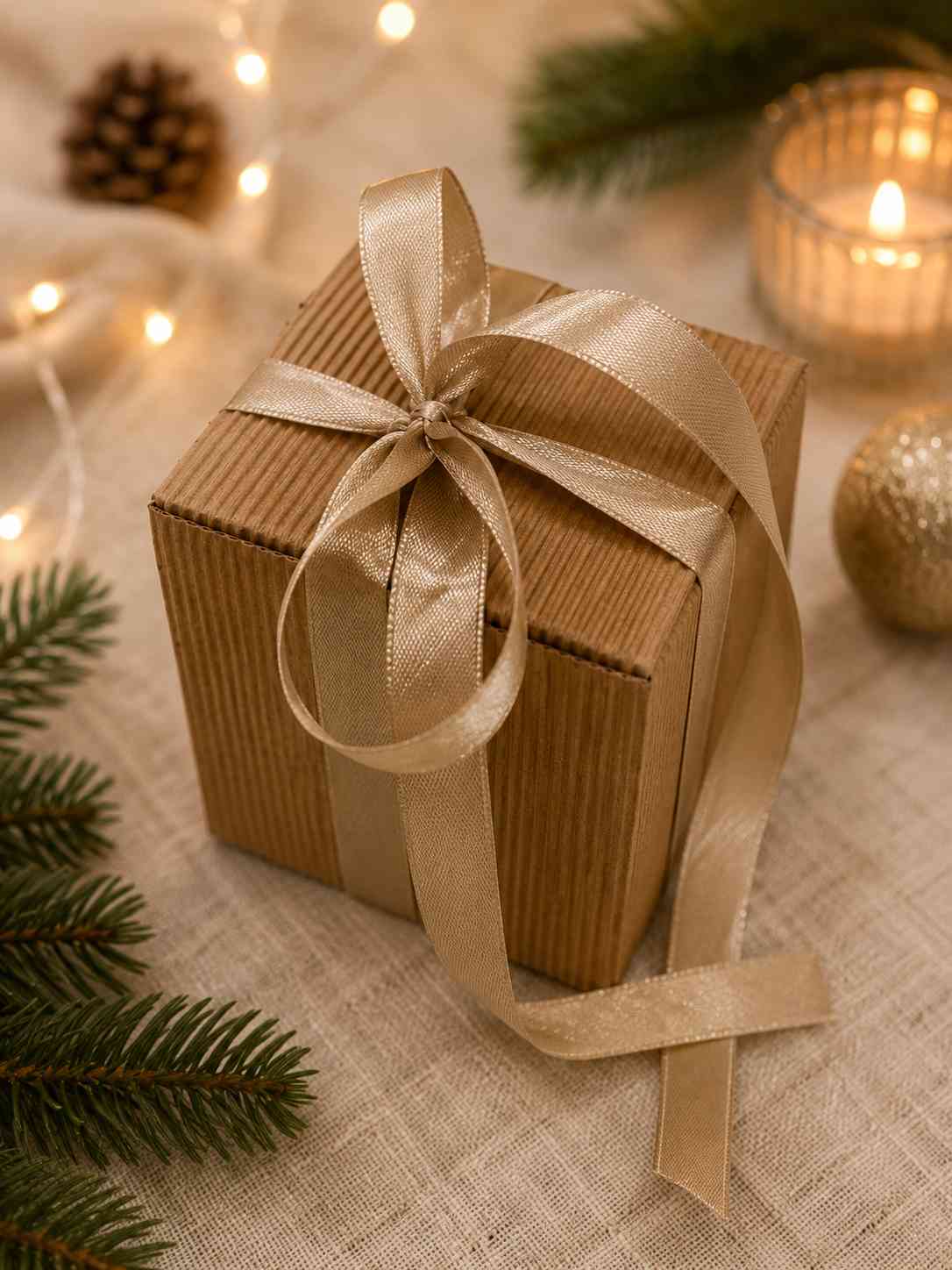 Min första jul – Mörkgrön matt julkula med guldtext 8 cm - 7