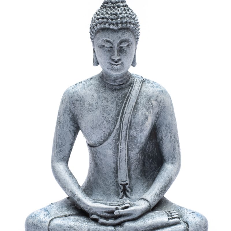 Meditating Buddha Thailand Grey - 2