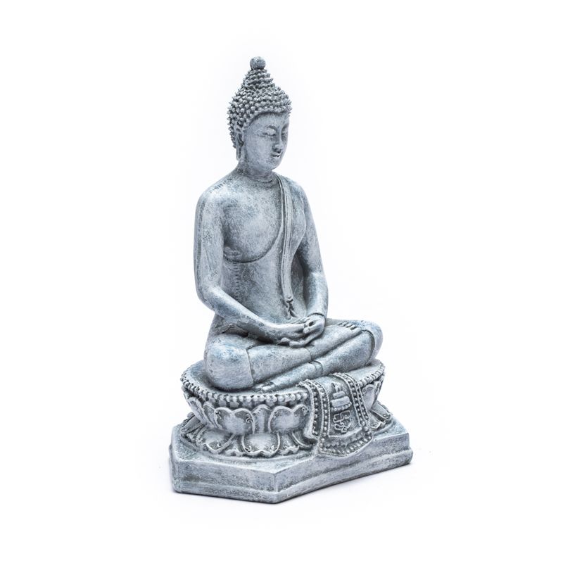 Meditating Buddha Thailand Grey - 3