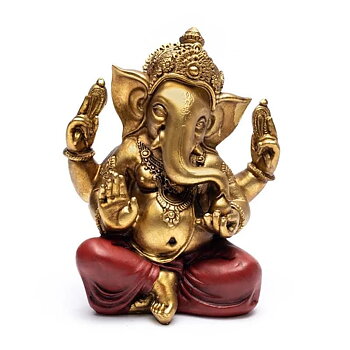 Ganesh Statue Gold Colour