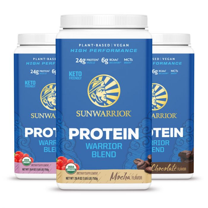 SunWarrior Protein Warrior Blend, 750g. Unflavored