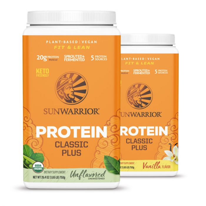 SunWarrior Classic Plus Organic, 750g. Unflavored