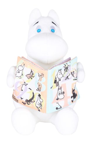 Mumin PLYSCH 25 cm med bok