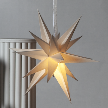 Stjärna December Beige - 55 cm