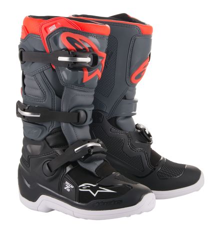 Alpinestars Stövel Tech 7s junior Svart/Grå/Röd