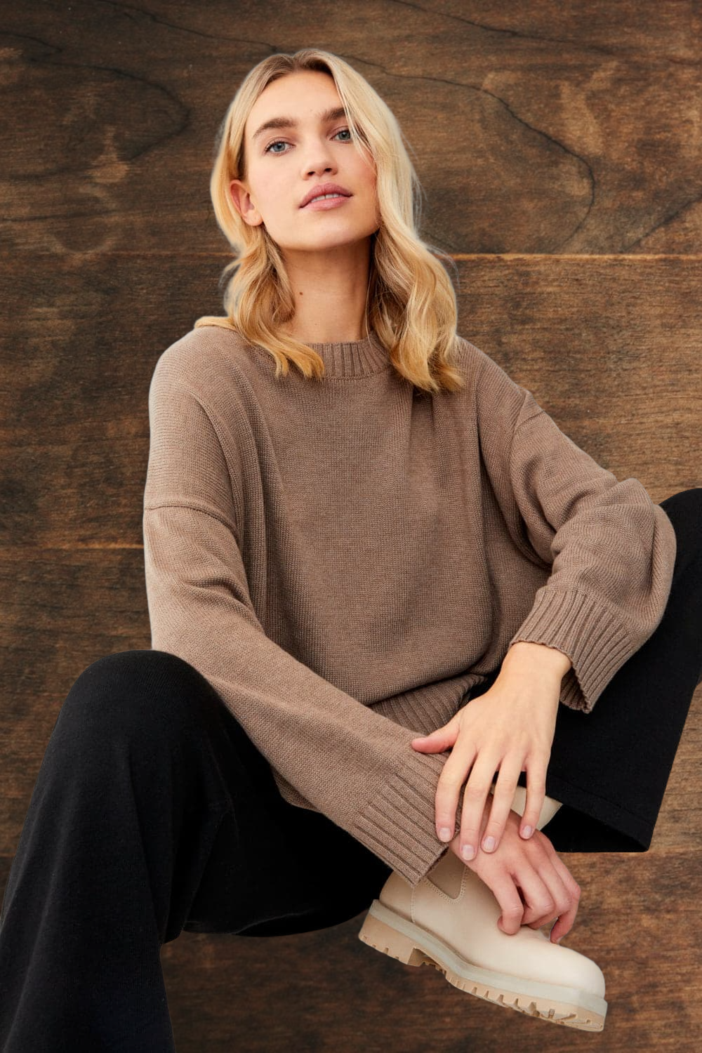 KIMMY SWEATER - BAMBU - KASHMIR