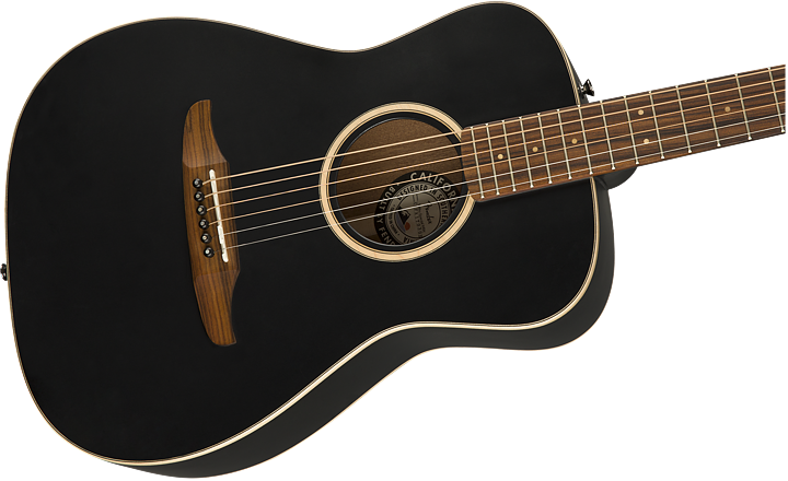 Fender Malibu Special, med miksystem och bag.