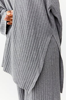 RONJA OVERSIZE CARDIGAN GREY