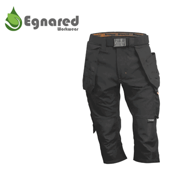 Piratshorts Egnared Full Stretch Svart