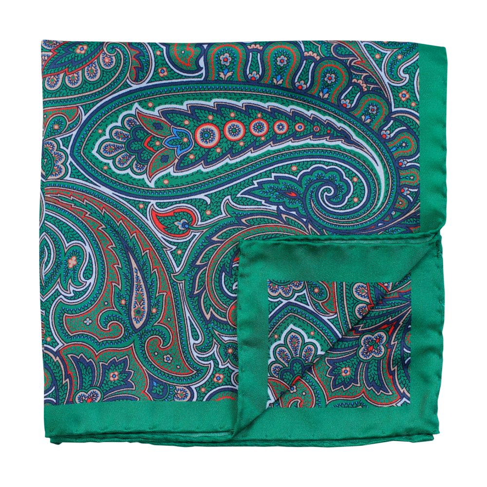 FicknäsdukPocketsquare/ Big paisley twill, A.Christensen