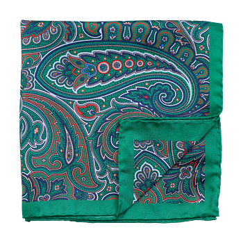 FicknäsdukPocketsquare/ Big paisley twill, A.Christensen
