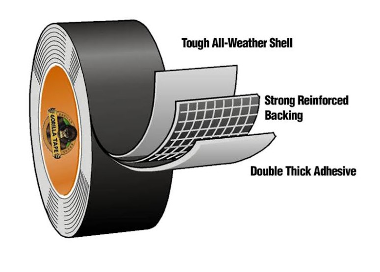 Gorilla Tape 27m White - 2